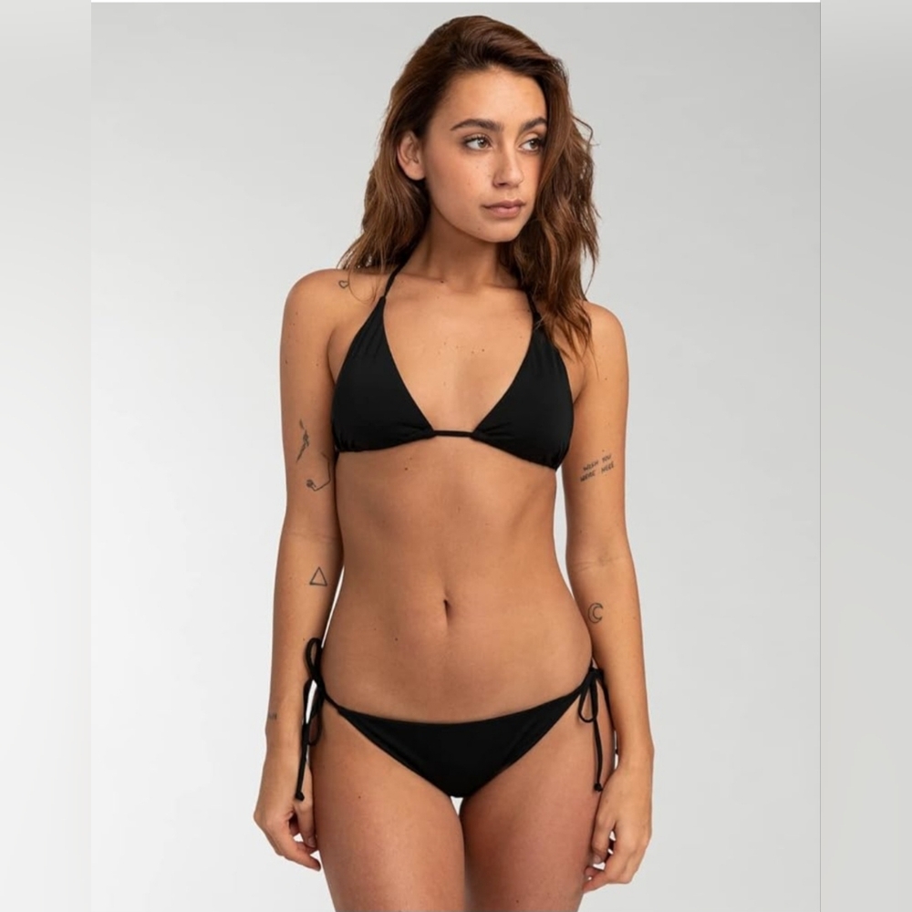 Vintage Victoria's Secret Black String Bikini